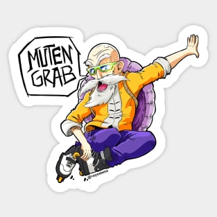 Muten Grab: His favorite trick Sticker